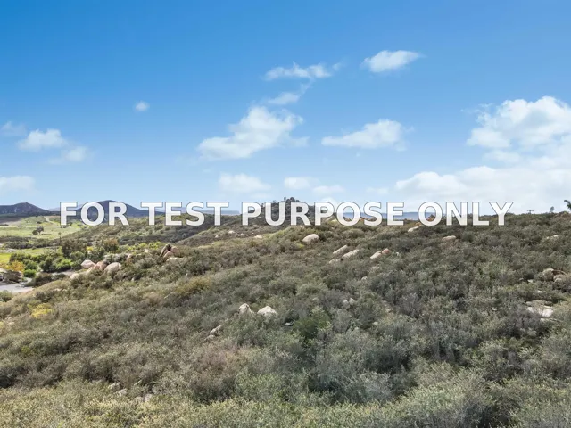 Demo/Test Data 16680 Chaparral Way Unit 54, Poway, Ca 92064