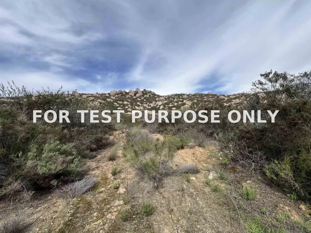 Demo/Test Data 16680 Chaparral Way Unit 54, Poway, Ca 92064