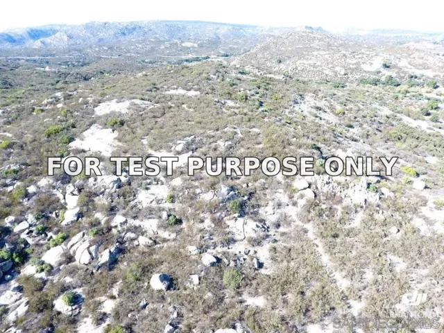 Demo/Test Data 30975 Highway 94 Unit 1, Campo, Ca 91906