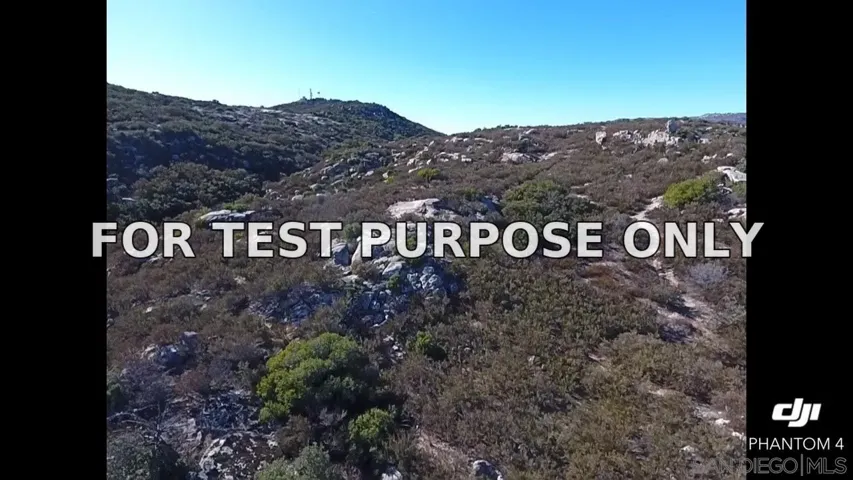 Demo/Test Data 30975 Highway 94 Unit 1, Campo, Ca 91906