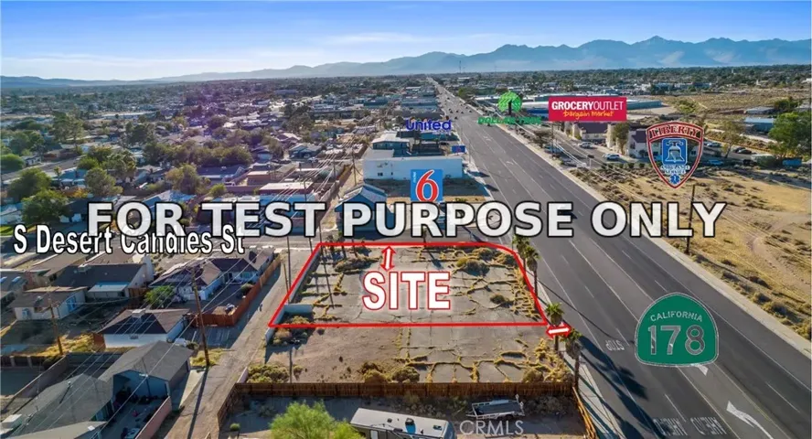 Demo/Test Data 0 Ridgerest Blvd, Ridgecrest, Ca 93555