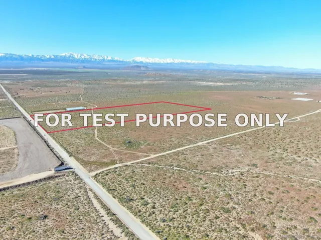 Demo/Test Data 260 Avenue N4 Ste Vic Unit 23, Palmdale, Ca 93591