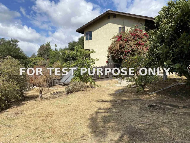 Demo/Test Data 4940 Defiance Way, San Diego, Ca 92115