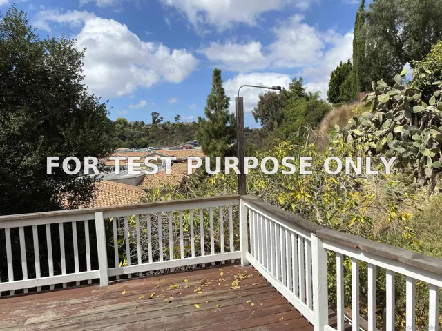 Demo/Test Data 4940 Defiance Way, San Diego, Ca 92115