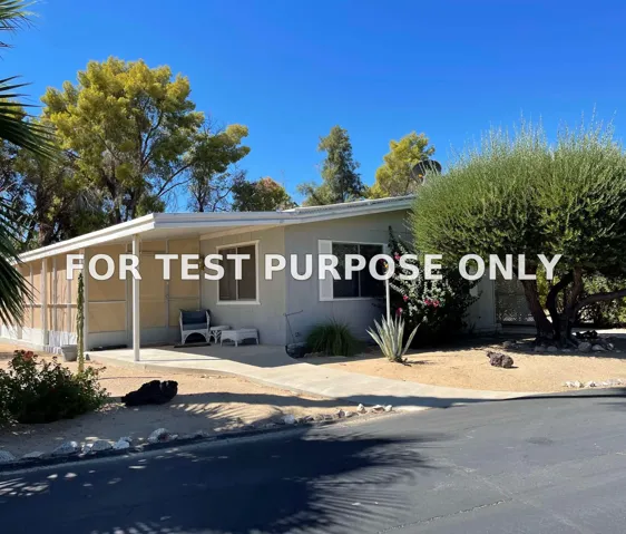 Demo/Test Data 1010 Palm Canyon Dr Unit 336, Borrego Springs, Ca 92004