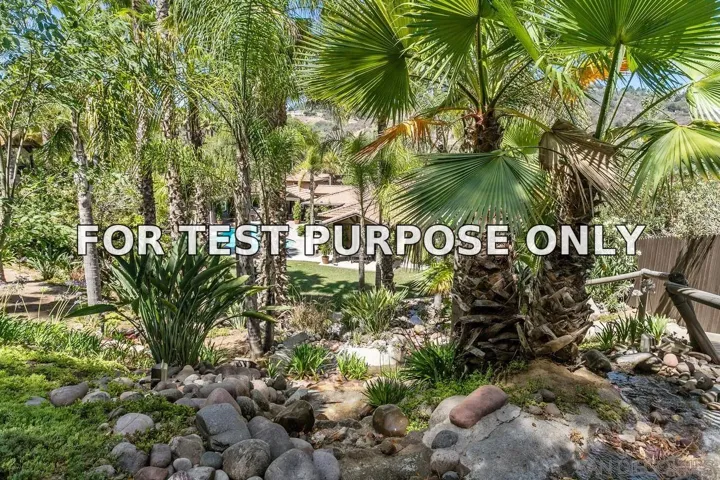 Demo/Test Data 4716 S Mission Rd, Fallbrook, Ca 92028