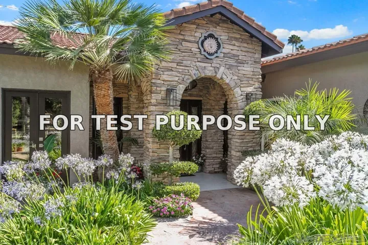 Demo/Test Data 4716 S Mission Rd, Fallbrook, Ca 92028