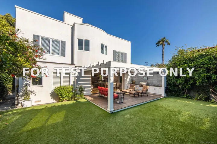 Demo/Test Data 868 J, Coronado, Ca 92118