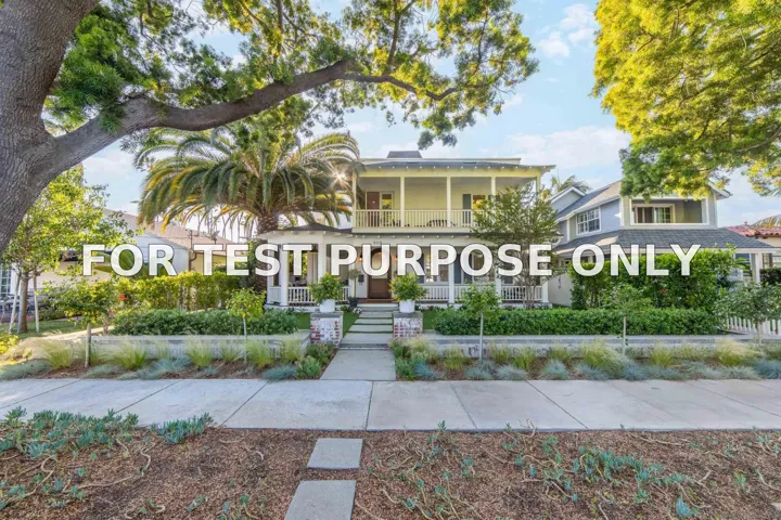 Demo/Test Data 868 J, Coronado, Ca 92118