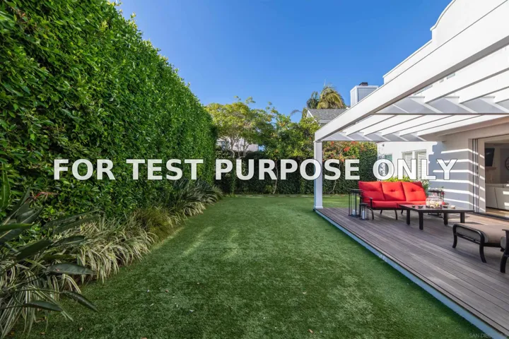 Demo/Test Data 868 J, Coronado, Ca 92118