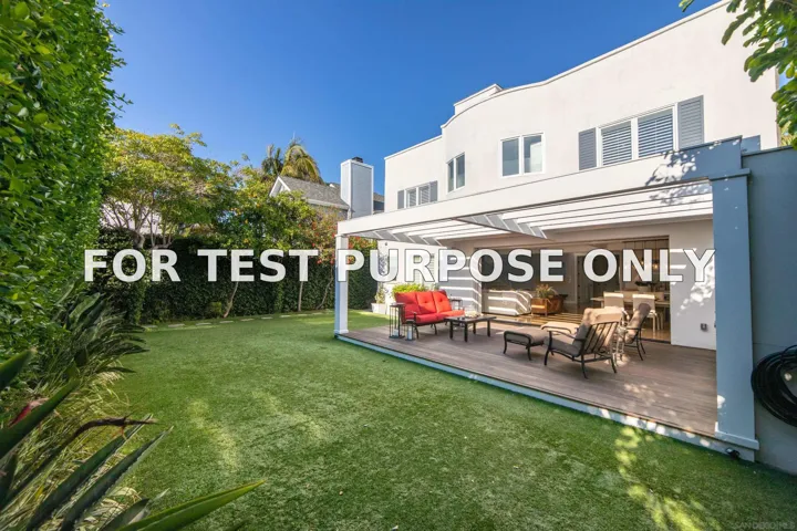 Demo/Test Data 868 J, Coronado, Ca 92118