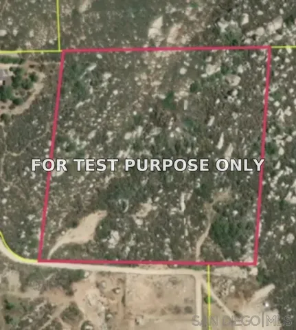 Demo/Test Data 00 Yerba Santa Rd Unit 0, Potrero, Ca 91963