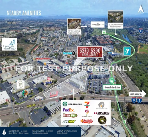 Demo/Test Data 5370 Napa St, San Diego, CA 92110