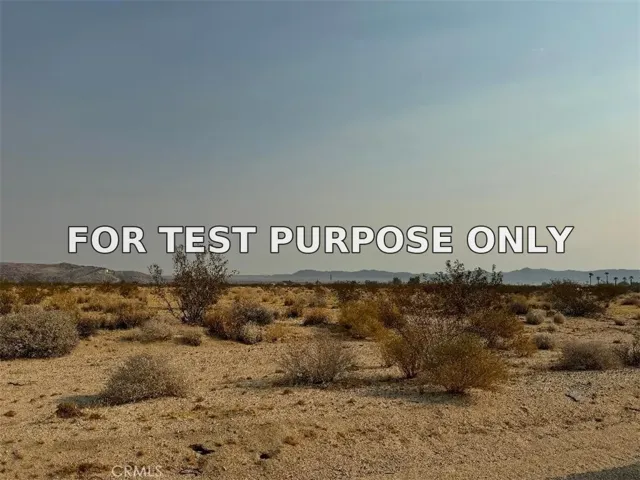 Demo/Test Data 0 E Broadway, Joshua Tree, Ca 92252