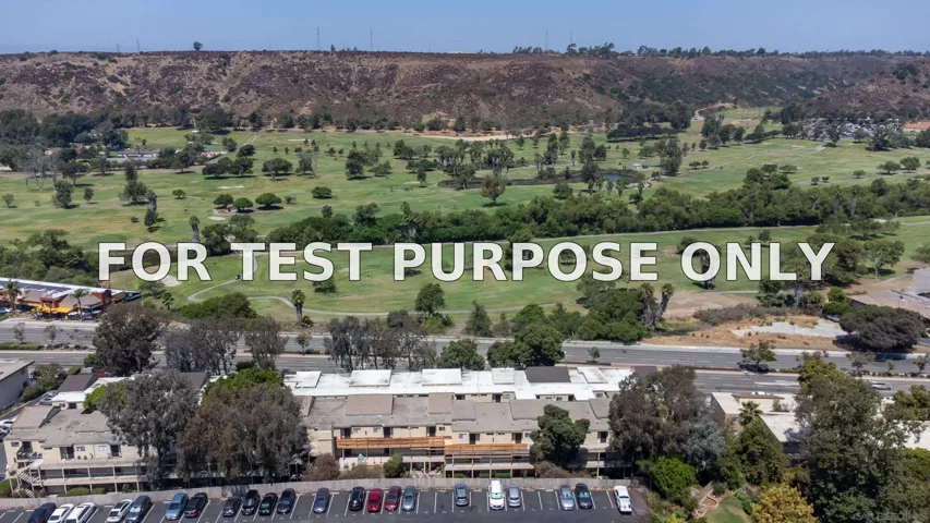 Demo/Test Data 6675 Mission Gorge Rd Unit B104, San Diego, Ca 92120
