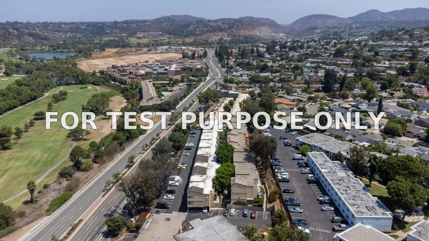 Demo/Test Data 6675 Mission Gorge Rd Unit B104, San Diego, Ca 92120
