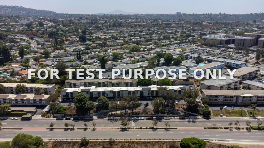Demo/Test Data 6675 Mission Gorge Rd Unit B104, San Diego, Ca 92120