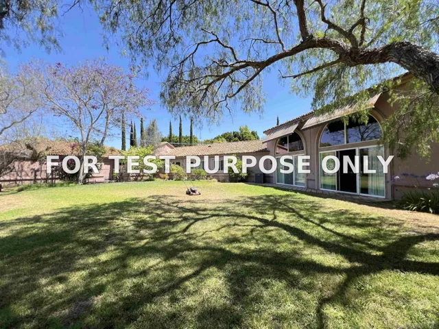 Demo/Test Data 3999 Paseo De Olivos, Fallbrook, Ca 92028