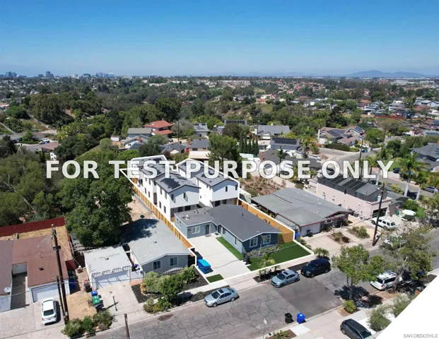 Demo/Test Data 4674-78 Firestone Street, San Diego, Ca 92117