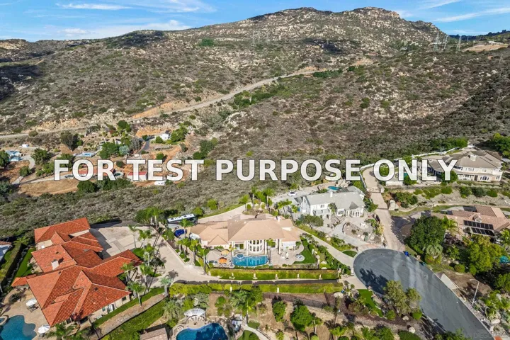 Demo/Test Data 836 Camelot Parkway, El Cajon, Ca 92019