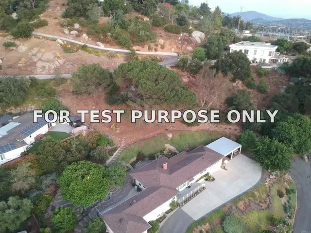 Demo/Test Data 9542 Ridgecrest, La Mesa, Ca 91941