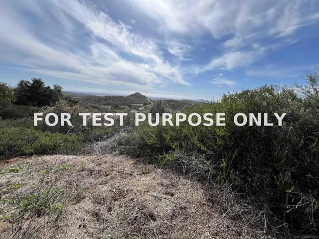 Demo/Test Data 000 Chaparral Way Unit 55, Poway, Ca 92064