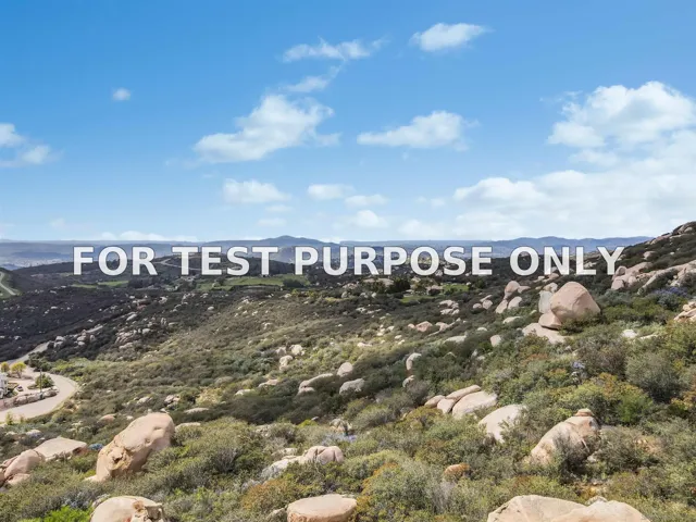 Demo/Test Data 000 Chaparral Way Unit 55, Poway, Ca 92064