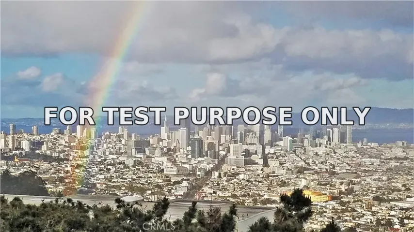 Demo/Test Data 74 Crestline Drive, San Francisco, Ca 94131