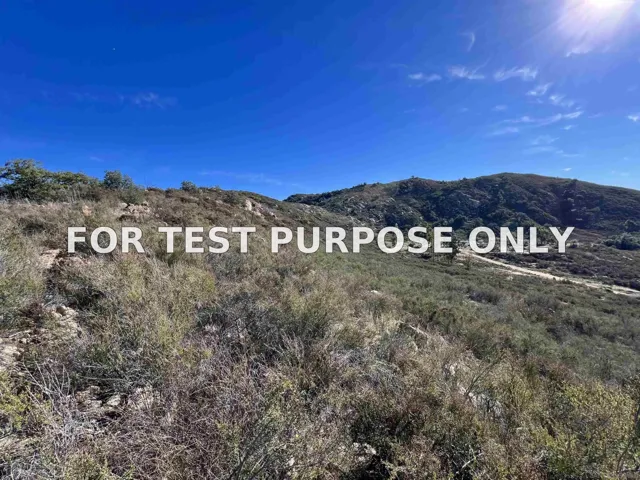 Demo/Test Data 000 Scenic Valley Rd. Unit 10, Ramona, Ca 92065