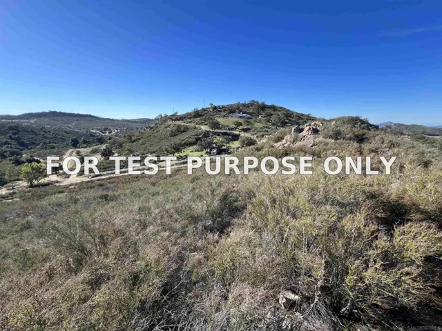 Demo/Test Data 000 Scenic Valley Rd. Unit 10, Ramona, Ca 92065