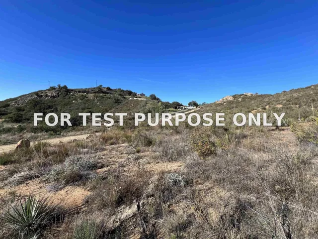 Demo/Test Data 000 Scenic Valley Rd. Unit 10, Ramona, Ca 92065