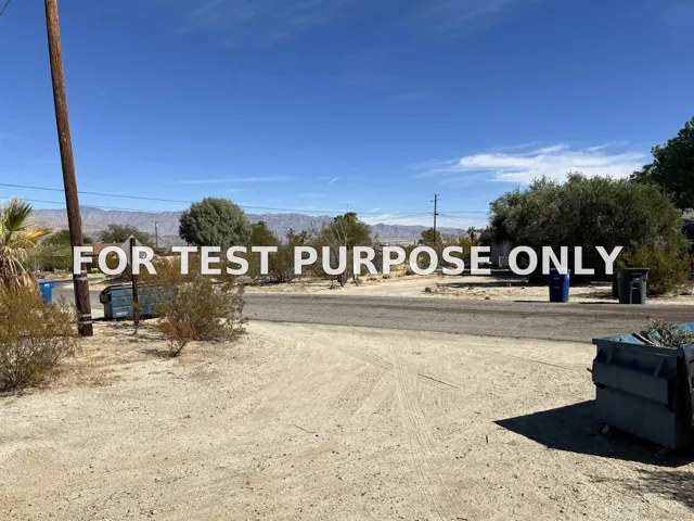 Demo/Test Data 2960 Frying Pan Rd, Borrego Springs, Ca 92004