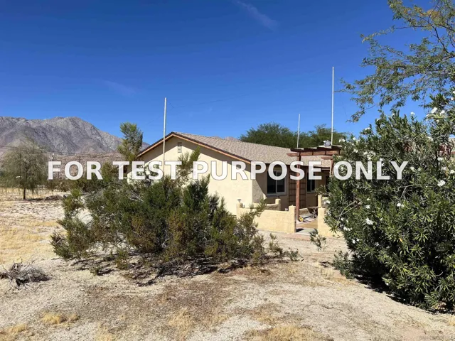 Demo/Test Data 2960 Frying Pan Rd, Borrego Springs, Ca 92004