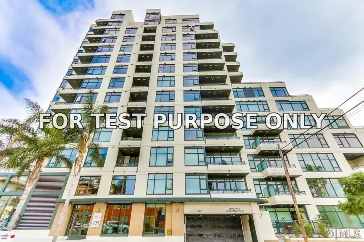 Demo/Test Data 475 Redwood St Unit 204, San Diego, Ca 92103