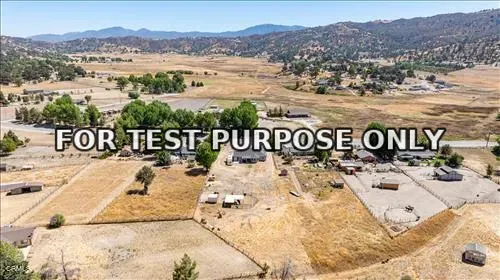 Demo/Test Data 28551 Bear Valley Road, Tehachapi, Ca 93561