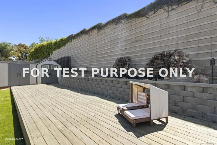 Demo/Test Data 13075 Old West Ave, San Diego, Ca 92129
