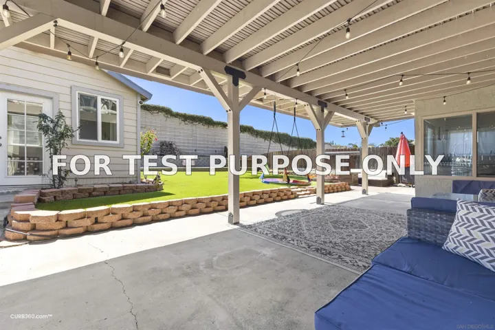 Demo/Test Data 13075 Old West Ave, San Diego, Ca 92129