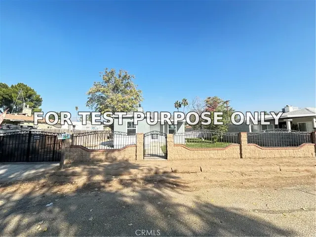 Demo/Test Data 25170 Elmo Drive, San Bernardino, Ca 92404