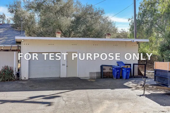 Demo/Test Data 28560 Lilac Rd., Valley Center, Ca 92082