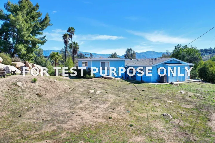 Demo/Test Data 28560 Lilac Rd., Valley Center, Ca 92082