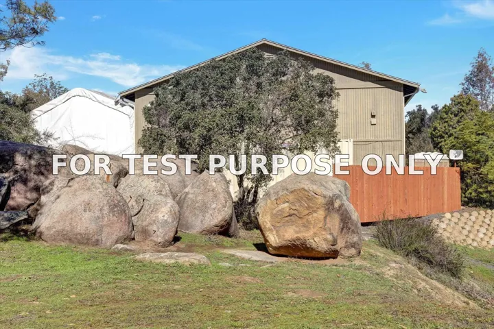 Demo/Test Data 28560 Lilac Rd., Valley Center, Ca 92082