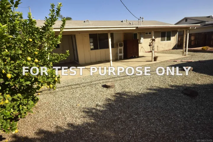 Demo/Test Data 29371 Pebble Beach, Menifee, Ca 92586