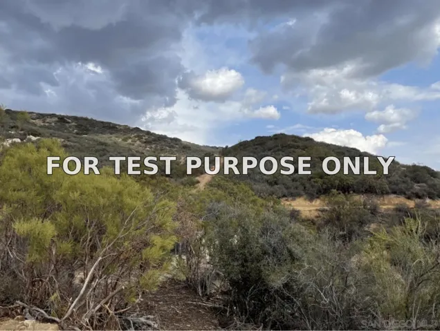 Demo/Test Data Highway 79 Unit 1, 2, 6, 7, 9, 14, 15, 16,, Warner Springs, CA 92086