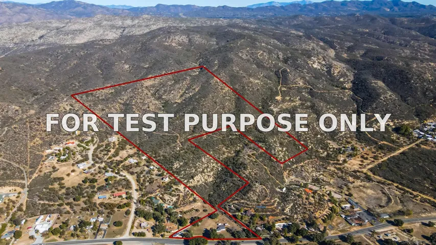 Demo/Test Data 35101 Highway 79, Warner Springs, Ca 92086