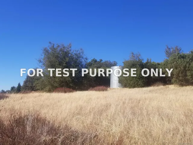 Demo/Test Data 15.49 Ac Engineers Road Unit 290-141-40-00, Julian, Ca 92036