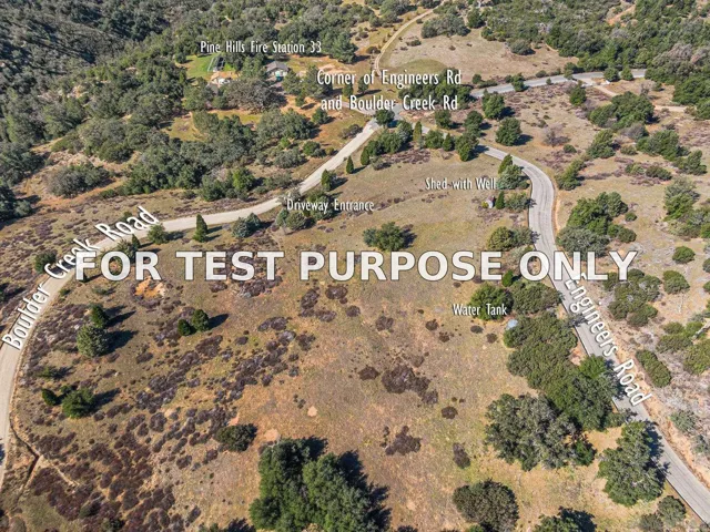 Demo/Test Data 15.49 Ac Engineers Road Unit 290-141-40-00, Julian, Ca 92036