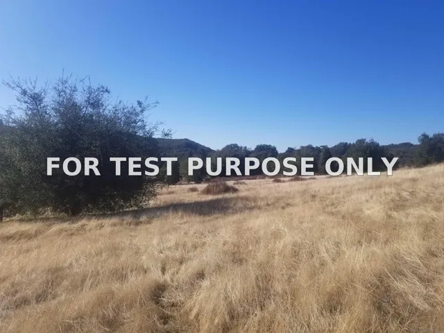 Demo/Test Data 15.49 Ac Engineers Road Unit 290-141-40-00, Julian, Ca 92036