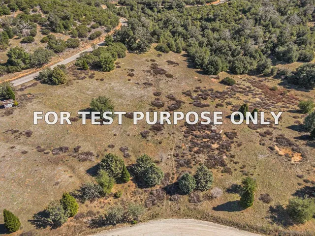 Demo/Test Data 15.49 Ac Engineers Road Unit 290-141-40-00, Julian, Ca 92036