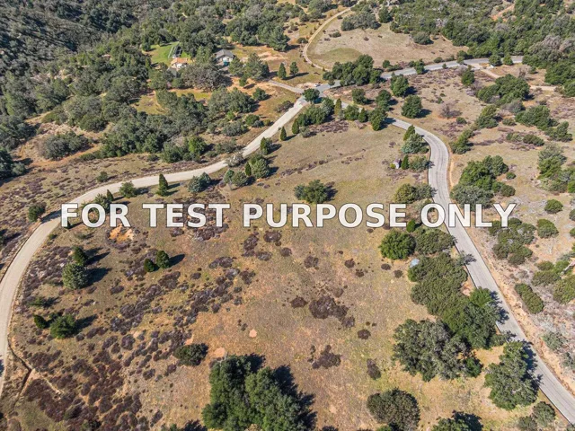 Demo/Test Data 15.49 Ac Engineers Road Unit 290-141-40-00, Julian, Ca 92036