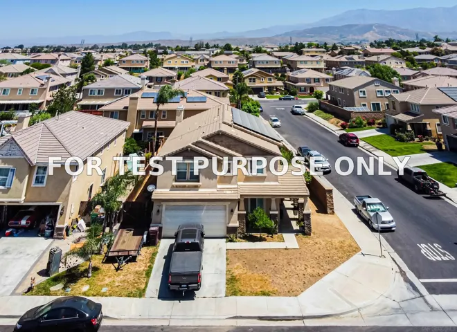 Demo/Test Data 37280 Parkway Dr, Beaumont, Ca 92223